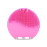 New Electric Facial Cleansing Brush Silicone Sonic Vibration Mini Cleaner Deep Pore Cleaning Skin Massage face brush cleansing