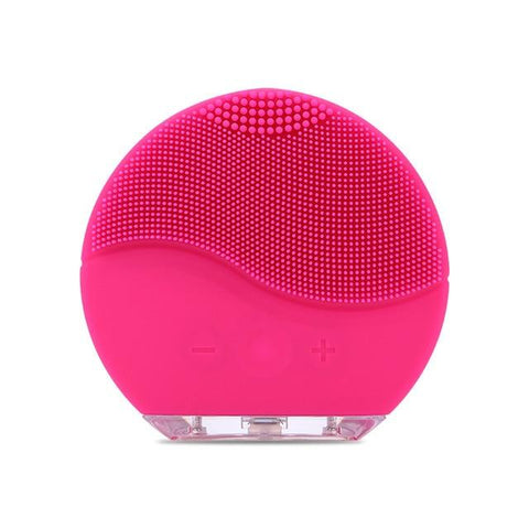 New Electric Facial Cleansing Brush Silicone Sonic Vibration Mini Cleaner Deep Pore Cleaning Skin Massage face brush cleansing