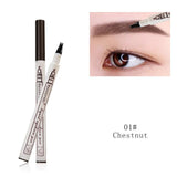 New Eyebrow Pencil Waterproof Fork Tip Eyebrow Tattoo Pen Fine Sketch Liquid Eyebrow Enhancer Microblading Eyebrow Tattoo Pen