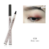 New Eyebrow Pencil Waterproof Fork Tip Eyebrow Tattoo Pen Fine Sketch Liquid Eyebrow Enhancer Microblading Eyebrow Tattoo Pen