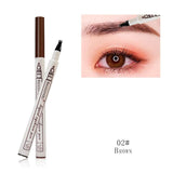 New Eyebrow Pencil Waterproof Fork Tip Eyebrow Tattoo Pen Fine Sketch Liquid Eyebrow Enhancer Microblading Eyebrow Tattoo Pen