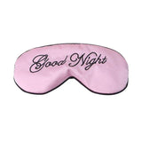 New Fashion Good Night Sleep Eye Mask Travel Shade Cover Padded Relax Aid Blindfold Eyes Care Tools