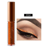 New Golden Shimmer Makeup Liquid Eyeliner Metallic 12 Colors Glitter Eyeliner Make Up Diomand Shining Liner Cosmetics