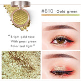 New HOLD LIVE Single Matte Eyeshadow Palette Gold Green Purple Pigment Glitter Polarized Light Eye Shadow Pallete Korean Makeup