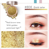 New HOLD LIVE Single Matte Eyeshadow Palette Gold Green Purple Pigment Glitter Polarized Light Eye Shadow Pallete Korean Makeup