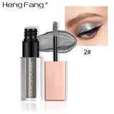 New Liquid Waterproof Diamond Glitter Eyeshadow Makeup Cosmetics White Copper Colors Brand Heng Fang Shimmer Eye Shadows Beauty
