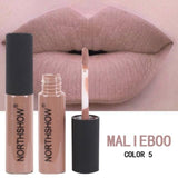 New MISS ROSE Lipstick Matte Waterproof Velvet Lip Stick 12 Colors Sexy Red Brown Pigments Makeup Matte Lipsticks Beauty Lips