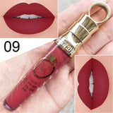 New!!Make Up Lips Matte Liquid Lipstick Waterproof Long Lasting Sexy Pigment Nude Glitter Style Lip Gloss Beauty Red Lip Tint