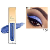 New Make Up Liquid Eyeshadow Waterproof Glitter Pigments Purple Gold Metalic Women Beauty Gel Eye Shadow Cream 18 Colors Makeup