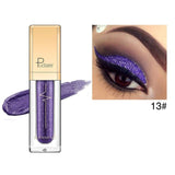 New Make Up Liquid Eyeshadow Waterproof Glitter Pigments Purple Gold Metalic Women Beauty Gel Eye Shadow Cream 18 Colors Makeup