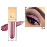 New Make Up Liquid Eyeshadow Waterproof Glitter Pigments Purple Gold Metalic Women Beauty Gel Eye Shadow Cream 18 Colors Makeup