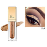 New Make Up Liquid Eyeshadow Waterproof Glitter Pigments Purple Gold Metalic Women Beauty Gel Eye Shadow Cream 18 Colors Makeup