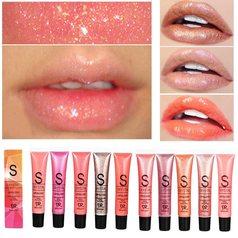 New Makeup Liquid Glitter Lip Gloss Cosmetics Lipstick Shining Diamond Shimmer Glitter Lipgloss maquiagem profissional completa