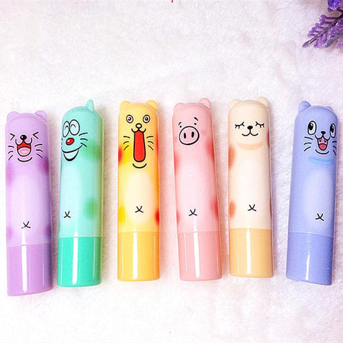 New Makeup Moisturizing Colourless Lip Balm Natural Plant Sphere Lip Gloss Fruit Embellish lipstick