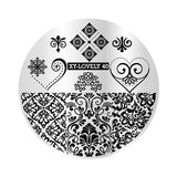 New Nail Art Stamping Plates Templates Stamp Plate Round Nail Manicure DIY Set Tool Flower Butterfly Bird Animal Indian Pattern