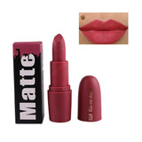 New Sexy Red Lips Matte Velvet Lipstick Pencil Cosmetic Long Lasting Lip Tint Pigment Makeup Nude Brown Lipstick Matte Lip stick