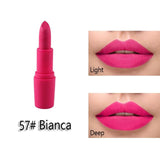 New Sexy Red Lips Matte Velvet Lipstick Pencil Cosmetic Long Lasting Lip Tint Pigment Makeup Nude Brown Lipstick Matte Lip stick