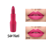 New Sexy Red Lips Matte Velvet Lipstick Pencil Cosmetic Long Lasting Lip Tint Pigment Makeup Nude Brown Lipstick Matte Lip stick