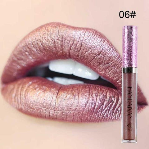 New Sparkling Liquid Lipstick Lipgloss Pomade For Women Beauty Long Lasting Glitter Diamond Lip Glosses Tint Makeup Lip Stain