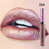 New Sparkling Liquid Lipstick Lipgloss Pomade For Women Beauty Long Lasting Glitter Diamond Lip Glosses Tint Makeup Lip Stain