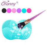 Newest Silicone brush cleaner Cosmetic Make Up Washing Brush Gel Cleaning Mat Foundation Makeup Brush Cleaner Pad Board