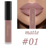 Niceface Sexy Long Lasting Waterproof Ultra Matte Liquid Lipstick Moisturizer Velvet Lipstick Lip Cosmetic Beauty Makeup