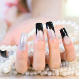 Nude Natural White French Fake Nails Tips Acrylic UV False Nails Press on DIY Manicure Salon Stickers Artificial Nail Tip