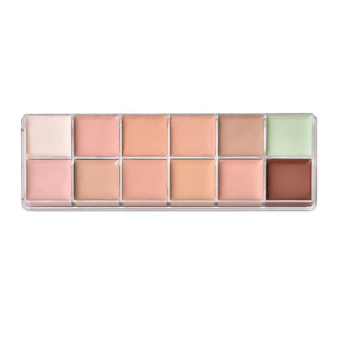 O.TWO.O 12 Colors Palette Concealer Face Contouring Makeup Concealer Cosmetic Facial Care Cream Palette