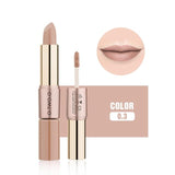 O.TWO.O  2 in 1 Matte Lipstick Lips Makeup Cosmetics Waterproof Pintalabios Batom Mate Lip Gloss Rouge 12 Colors Choose