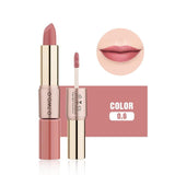 O.TWO.O  2 in 1 Matte Lipstick Lips Makeup Cosmetics Waterproof Pintalabios Batom Mate Lip Gloss Rouge 12 Colors Choose