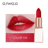 O.TWO.O 20 Colors Soft Cream Lip Stick Moisturizer Long Lasting Makeup Water proof lipstick