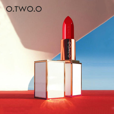 O.TWO.O 20 Colors Soft Cream Lip Stick Moisturizer Long Lasting Makeup Water proof lipstick