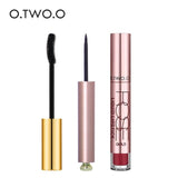 O.TWO.O 3pcs/set Make Up Set Eye Mascara+Liquid Eyeliner+Matte Lip Gloss Water Proof