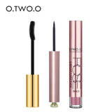 O.TWO.O 3pcs/set Make Up Set Eye Mascara+Liquid Eyeliner+Matte Lip Gloss Water Proof