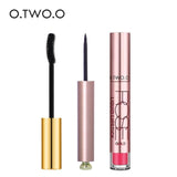 O.TWO.O 3pcs/set Make Up Set Eye Mascara+Liquid Eyeliner+Matte Lip Gloss Water Proof