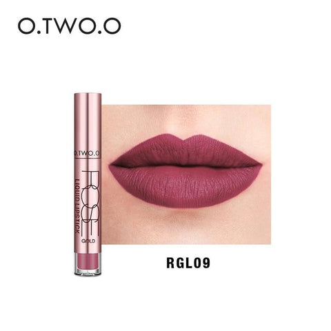 O.TWO.O Brand High Quality Matte Color Lip Gloss Easy to Wear Long Lasting Lips Makeup Lipstick Liquid Lipgloss Matte