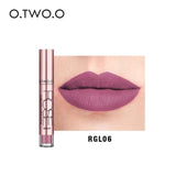 O.TWO.O Brand High Quality Matte Color Lip Gloss Easy to Wear Long Lasting Lips Makeup Lipstick Liquid Lipgloss Matte