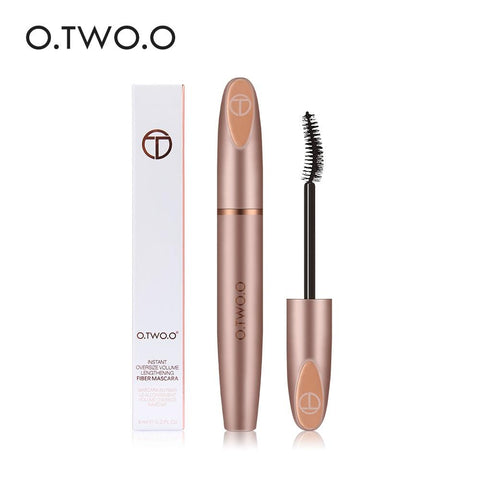 O.TWO.O New 3D Silk Fiber Eyelash Black Mascara Waterproof Long Lasting For Eyelash Extension Black Thick Lengthening Eye Lashes