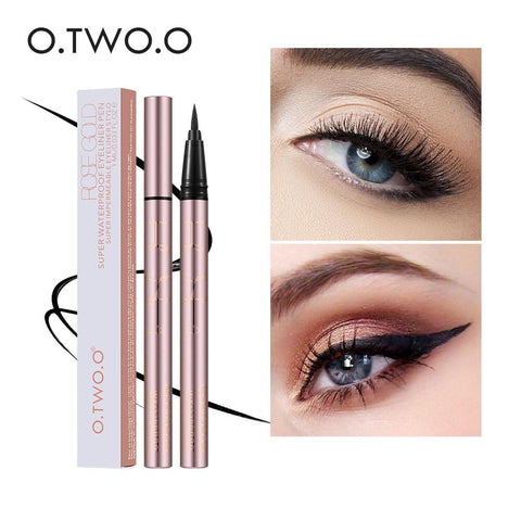 O.TWO.O Professional Waterproof Liquid Eyeliner Beauty Cat Style Black Long-lasting Eye Liner Pen Pencil Makeup Cosmetics Tools