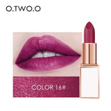 O.TWO.O Semi-velet Lipstick 20 Colors Moisturizer Long Lasting Makeup Waterproof for Comfortable Non-drying lip stick Cosmetics
