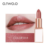 O.TWO.O Semi-velet Lipstick 20 Colors Moisturizer Long Lasting Makeup Waterproof for Comfortable Non-drying lip stick Cosmetics