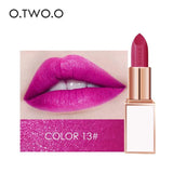 O.TWO.O Semi-velet Lipstick 20 Colors Moisturizer Long Lasting Makeup Waterproof for Comfortable Non-drying lip stick Cosmetics