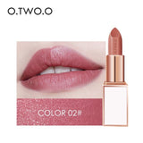 O.TWO.O Semi-velet Lipstick 20 Colors Moisturizer Long Lasting Makeup Waterproof for Comfortable Non-drying lip stick Cosmetics