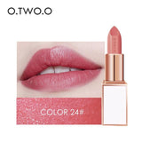 O.TWO.O Semi-velet Lipstick 20 Colors Moisturizer Long Lasting Makeup Waterproof for Comfortable Non-drying lip stick Cosmetics