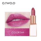 O.TWO.O Semi-velet Lipstick 20 Colors Moisturizer Long Lasting Makeup Waterproof for Comfortable Non-drying lip stick Cosmetics