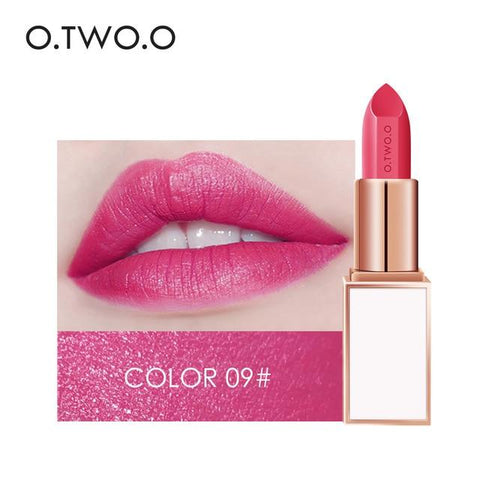 O.TWO.O Semi-velet Lipstick 20 Colors Moisturizer Long Lasting Makeup Waterproof for Comfortable Non-drying lip stick Cosmetics
