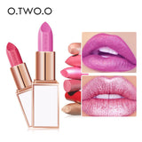 O.TWO.O Semi-velet Lipstick 20 Colors Moisturizer Long Lasting Makeup Waterproof for Comfortable Non-drying lip stick Cosmetics