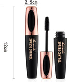 OSHIONER 4D Silk Fiber Eyelashes Lengthening Mascara Waterproof Long Lasting Lash Black Eyelashes Extension Make up 3D Mascara