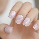 Ombre French Ballerina Fake Nail Gradeint Natural Coffin False Nails Wholesale Nails Supplier 24