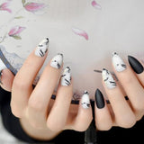 Ombre French Ballerina Fake Nail Gradeint Natural Coffin False Nails Wholesale Nails Supplier 24